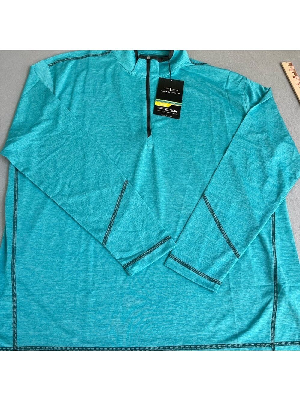 COPY - Page & Tuttle Men’s Large 1/4 Zip Pullover- NWT